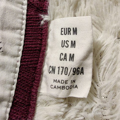 WHAT DOES THE MADE IN MARKING ON THE GARMENT SAY?